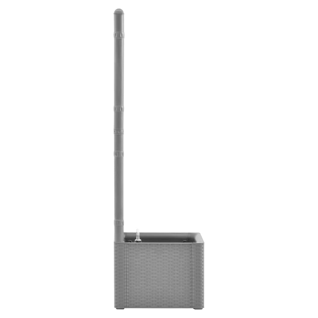 Garden Raised Bed with Trellis and Self Watering System Grey