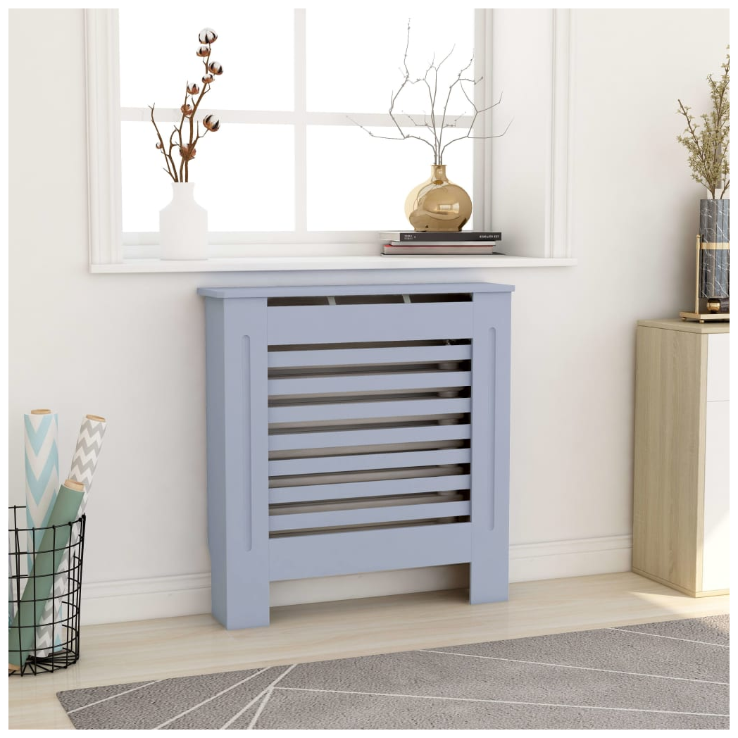 MDF Radiator Cover Grey 78 cm
