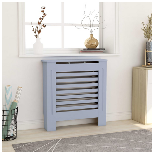 MDF Radiator Cover Grey 78 cm