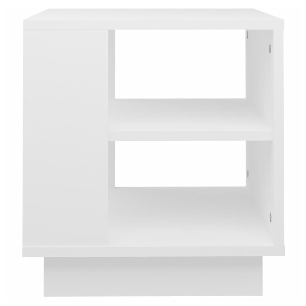 Coffee Table White 40x40x43 cm Engineered Wood