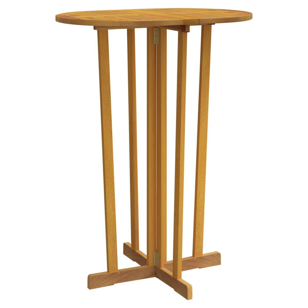 3 Piece Folding Bar Set Solid Wood Teak
