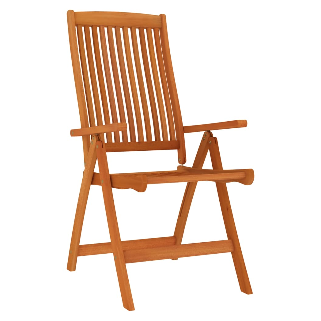 7 Piece Garden Dining Set Solid Wood Eucalyptus