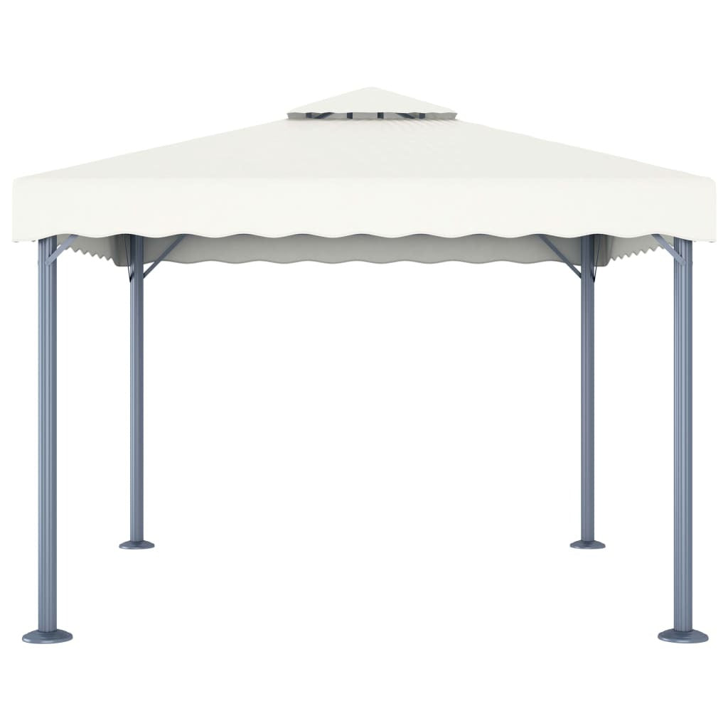 Gazebo 300x300 cm Cream Aluminium