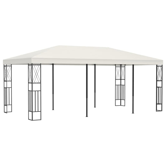 Gazebo 3x6 m Cream Fabric