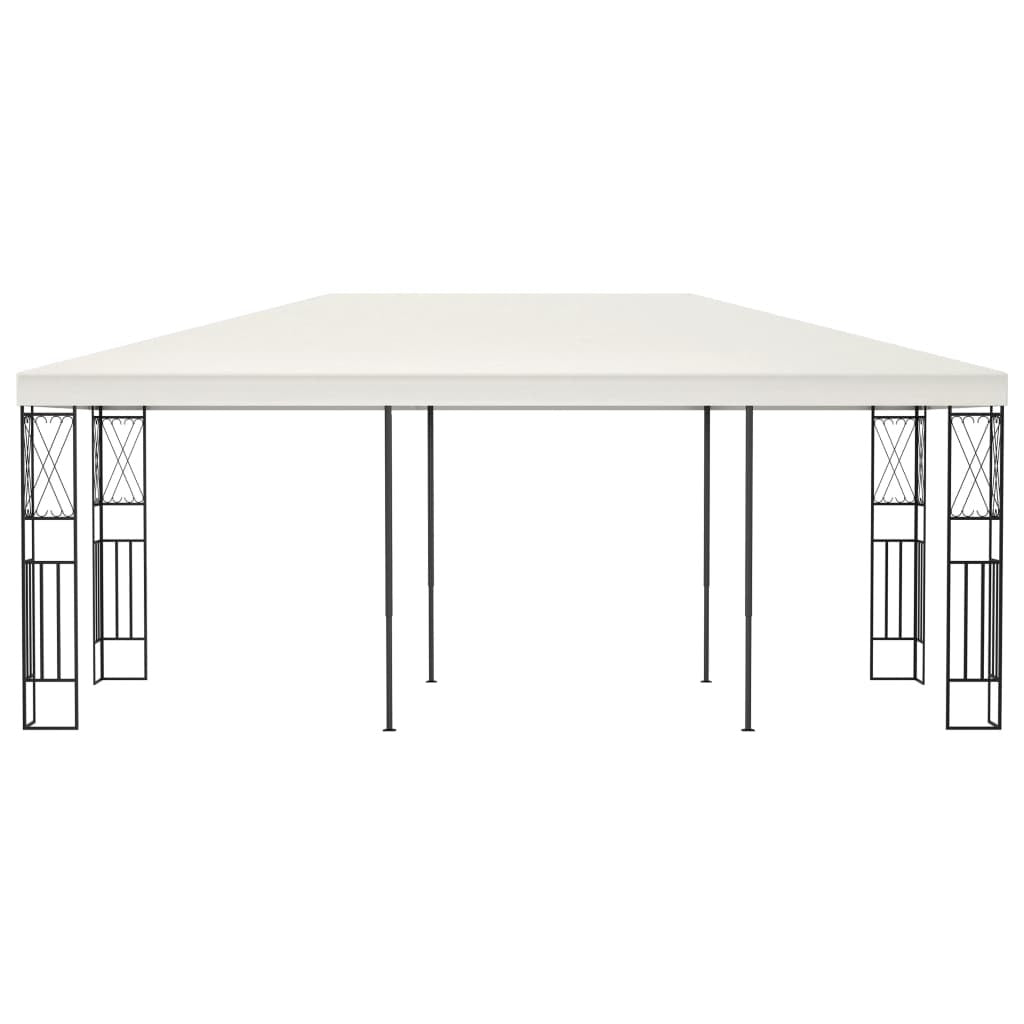 Gazebo 3x6 m Cream Fabric