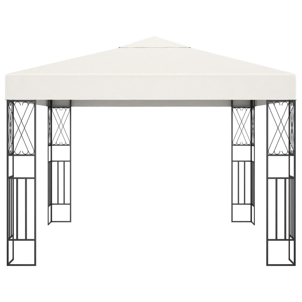 Gazebo 3x3 m Cream Fabric