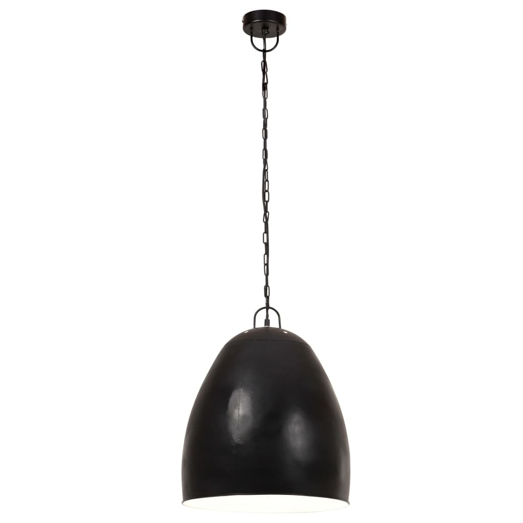Industrial Hanging Lamp 25 W Black Round 42 cm E27