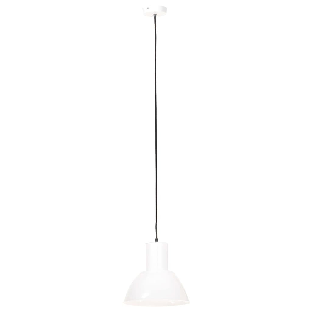 Hanging Lamp 25 W White Round 28.5 cm E27