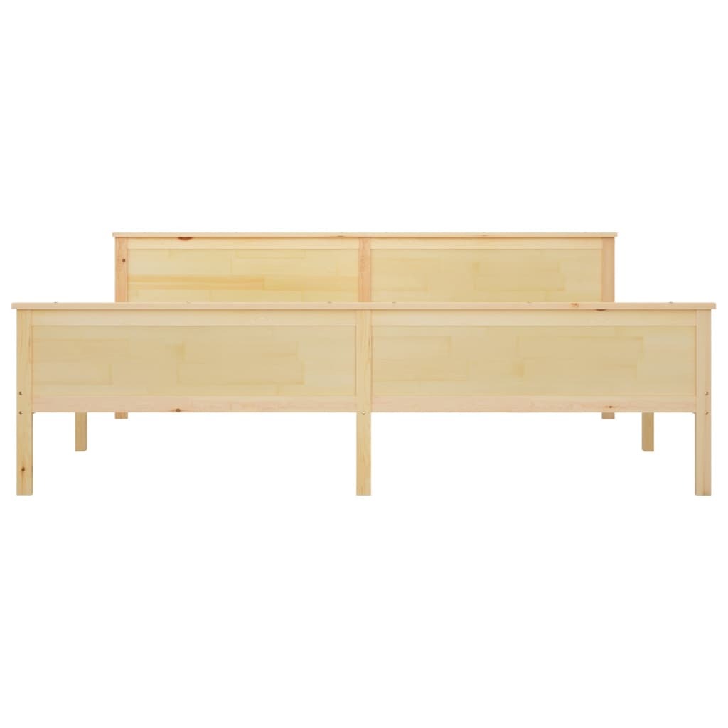 Bed Frame Solid Wood Pine 200x200 cm