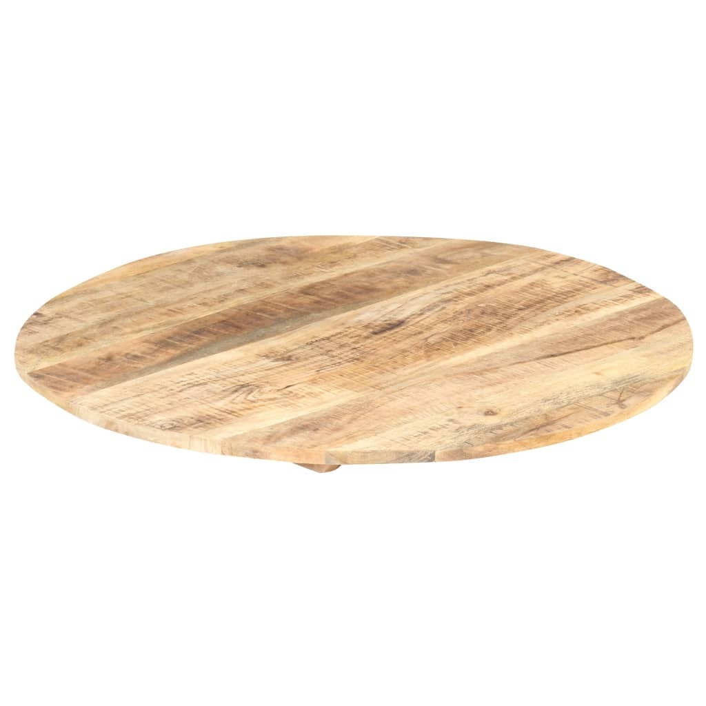 Table Top Solid Mango Wood Round 15-16 mm 60 cm
