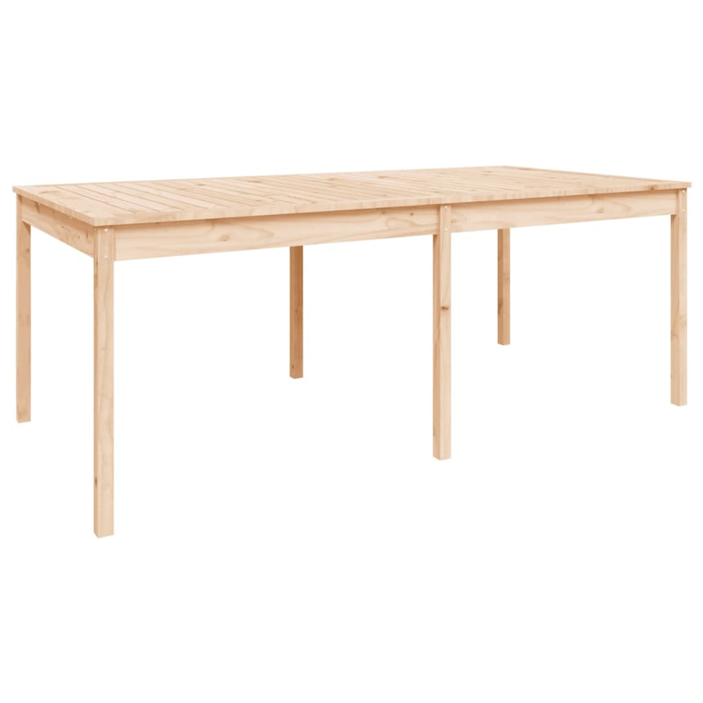 Garden Table 203.5x100x76 cm Solid Wood Pine