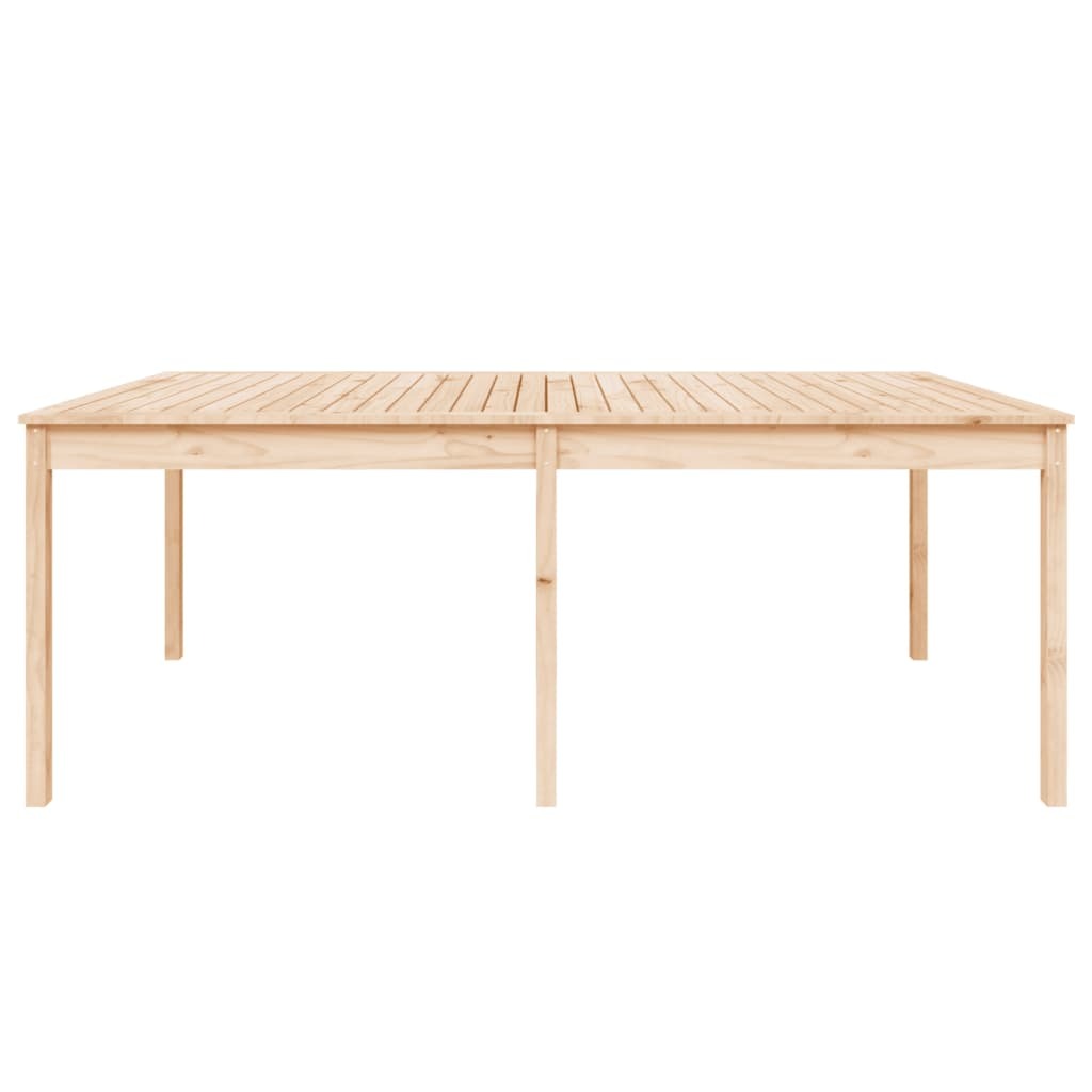 Garden Table 203.5x100x76 cm Solid Wood Pine