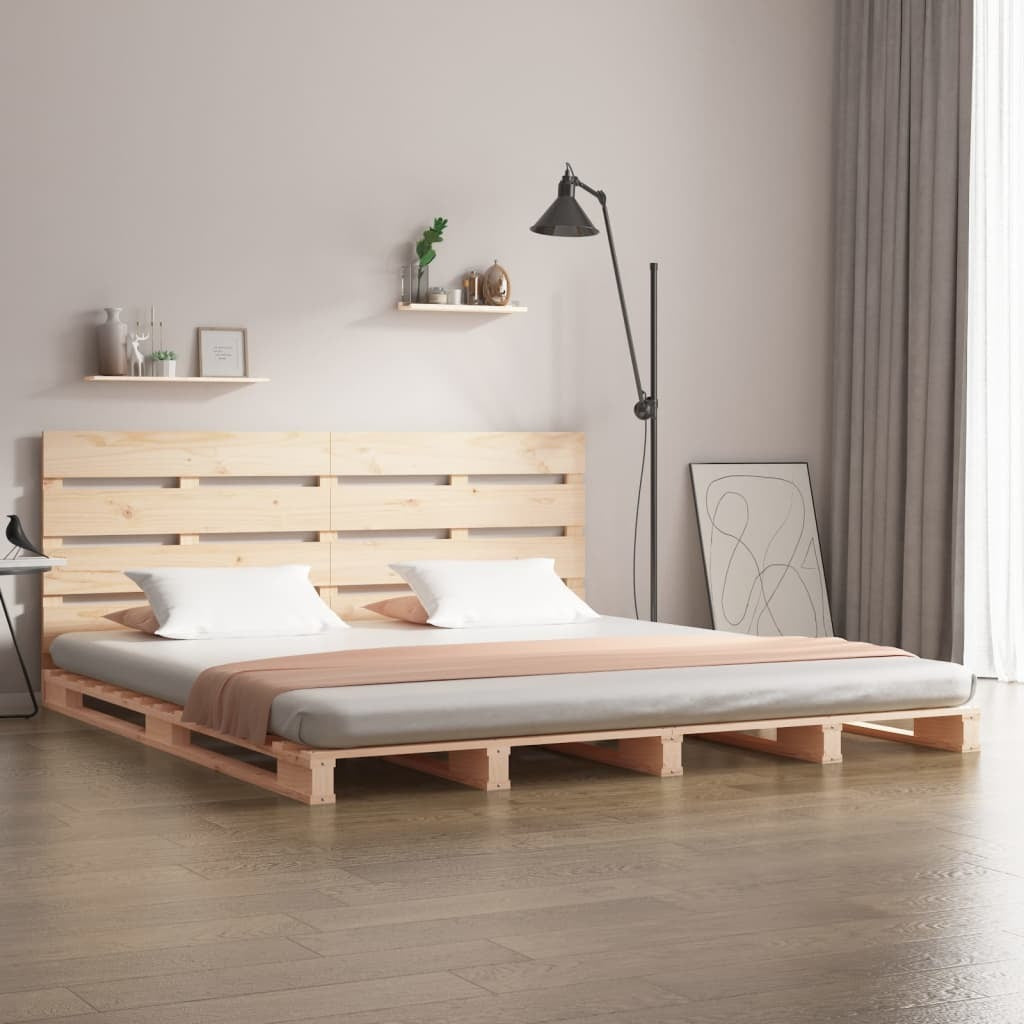 Bed Frame 120x190 cm Solid Wood Pine 4FT Small Double