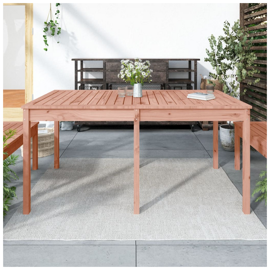 Garden Table 159.5x82.5x76 cm Solid Wood Douglas