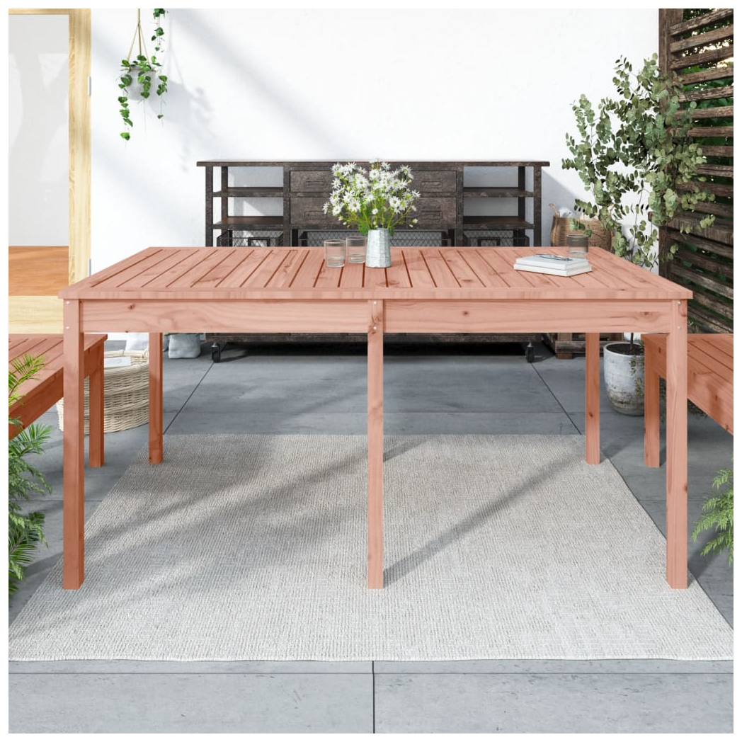 Garden Table 159.5x82.5x76 cm Solid Wood Douglas