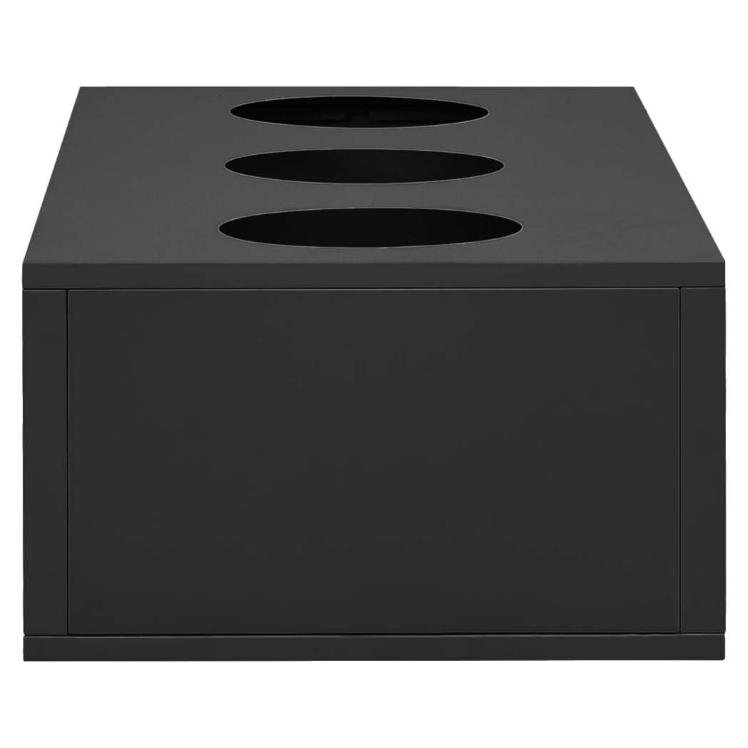 Office Cabinet with Planter Box Anthracite 90x40x125 cm Steel