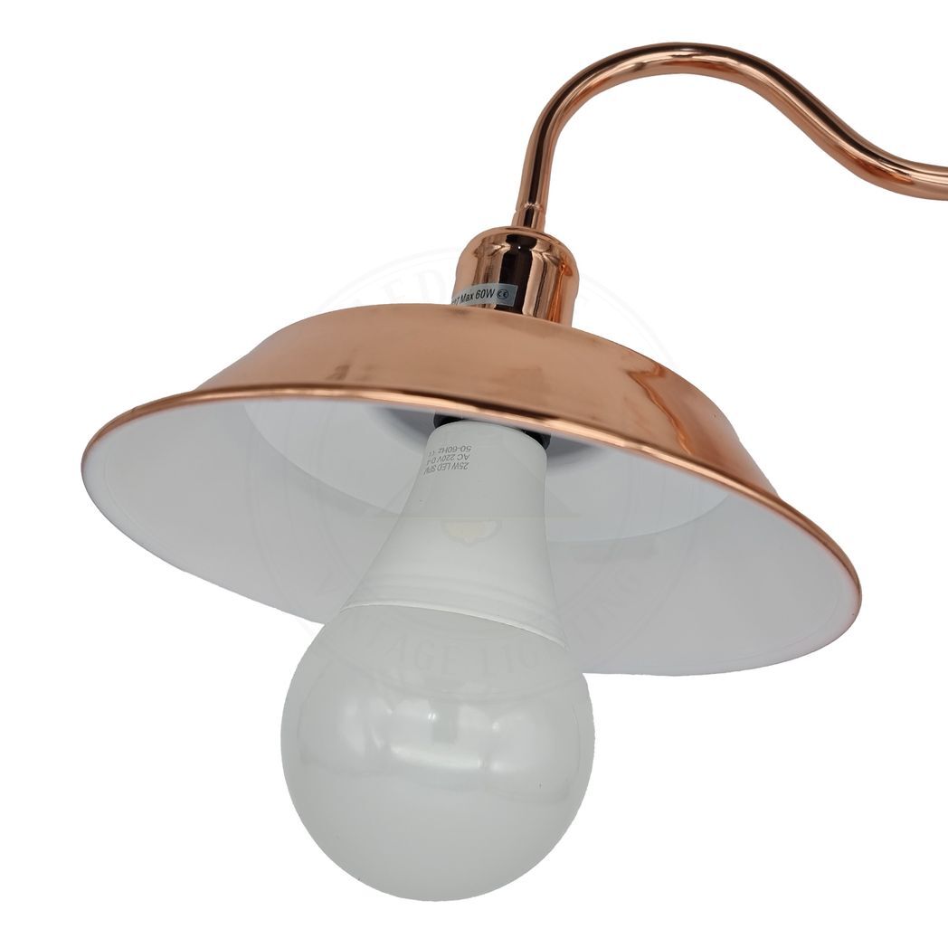 Vintage Industrial Rose Gold Retro Wall light Sturdy Metal Lamp Shade Lights Classic Style Electroplated Finish E27 lamp