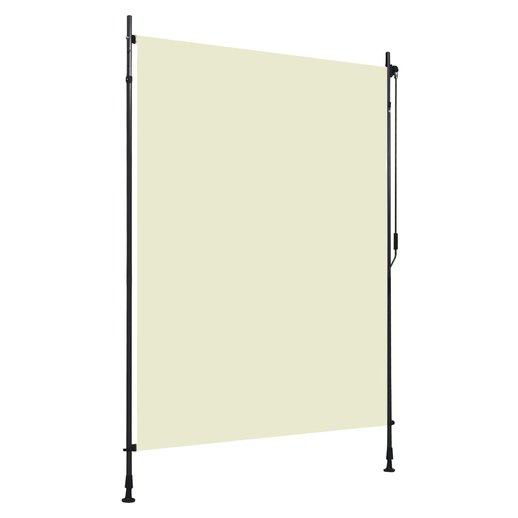 Outdoor Roller Blind 150x270 cm Cream