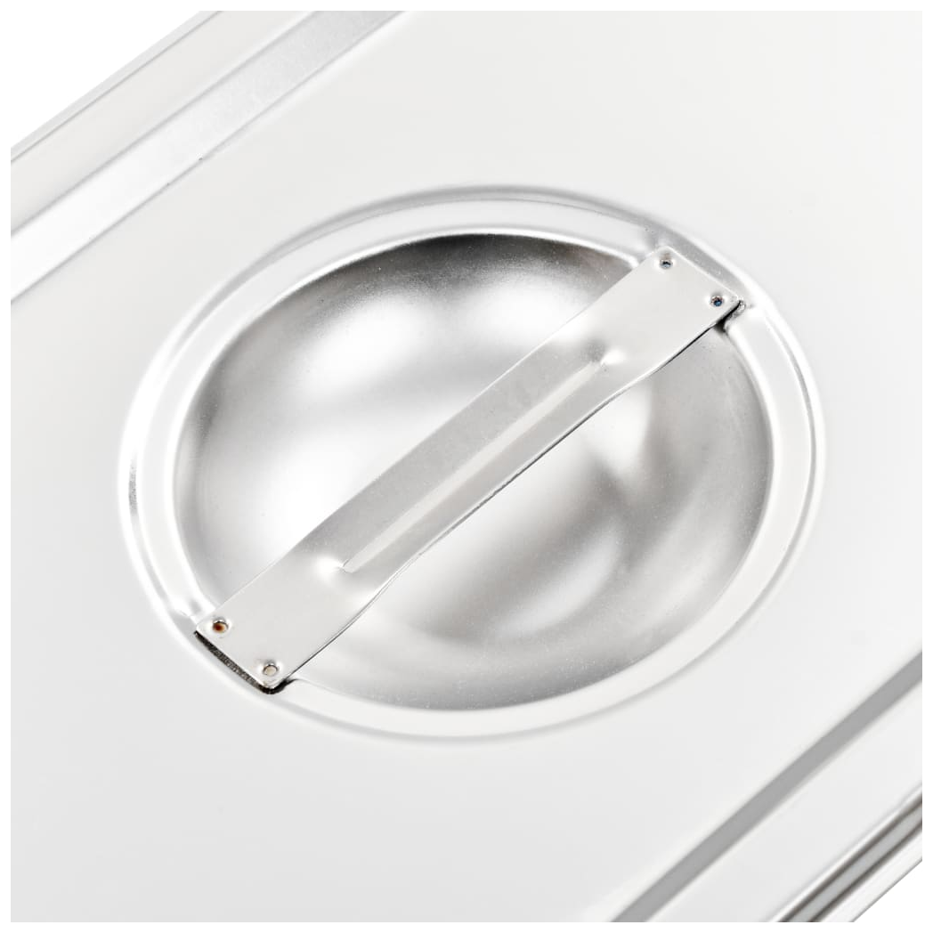 Lids for GN 1/3 Pan 4 pcs Stainless Steel