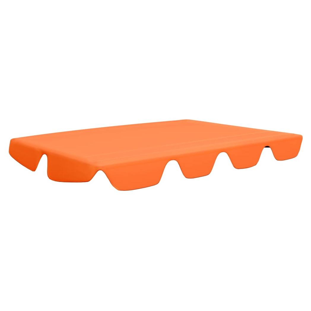 Replacement Canopy for Garden Swing Orange 188/168x145/110 cm