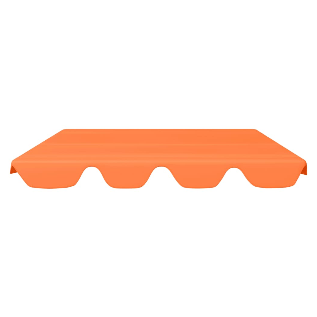 Replacement Canopy for Garden Swing Orange 188/168x145/110 cm