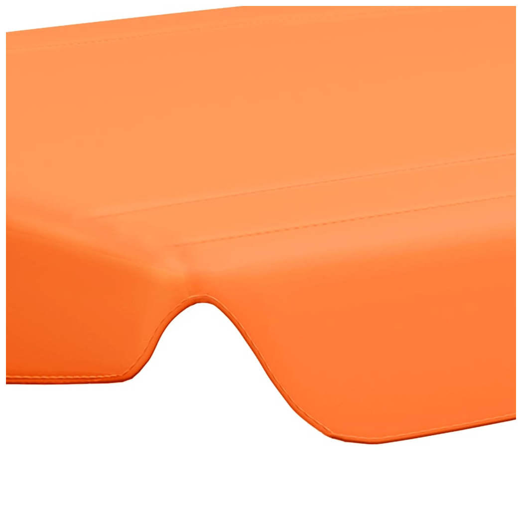 Replacement Canopy for Garden Swing Orange 188/168x145/110 cm