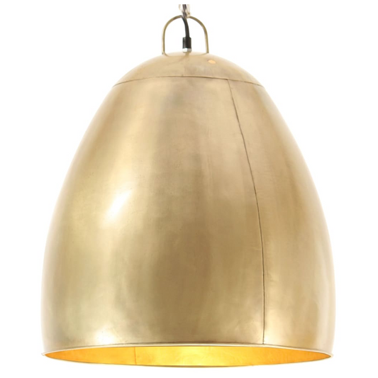 Industrial Hanging Lamp 25 W Brass Round 42 cm E27