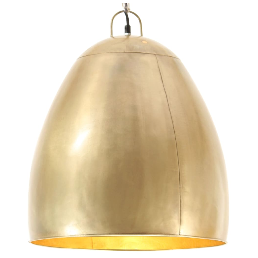 Industrial Hanging Lamp 25 W Brass Round 42 cm E27