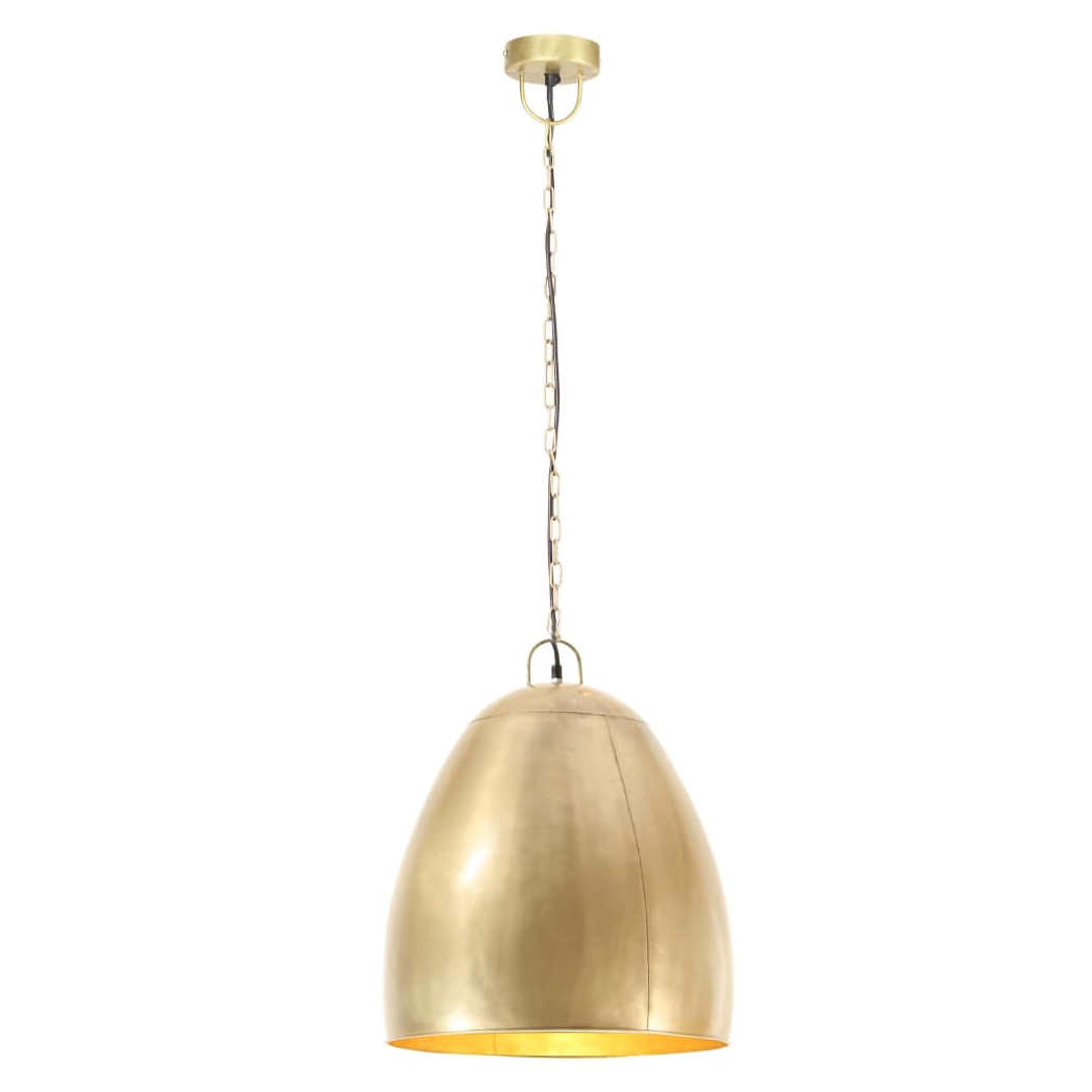 Industrial Hanging Lamp 25 W Brass Round 42 cm E27