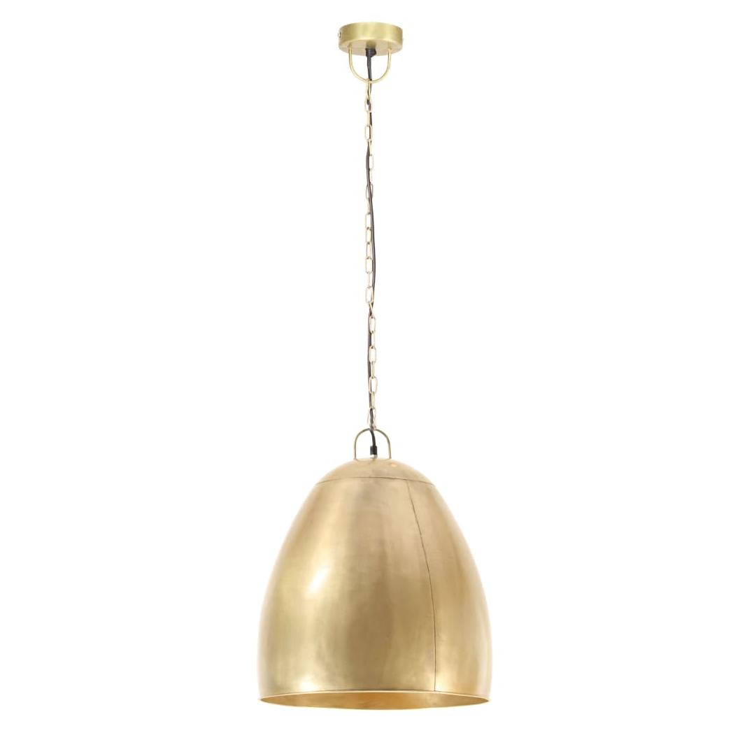 Industrial Hanging Lamp 25 W Brass Round 42 cm E27