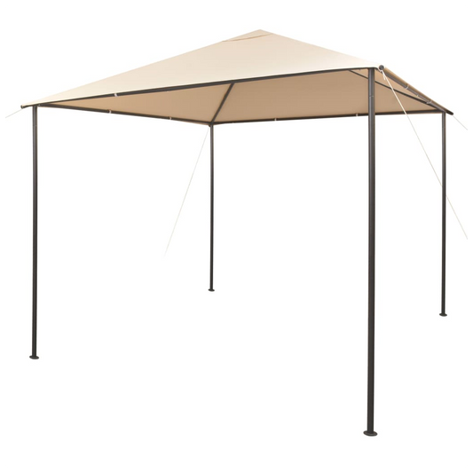 Gazebo Pavilion Tent Canopy 3x3 m Steel Beige