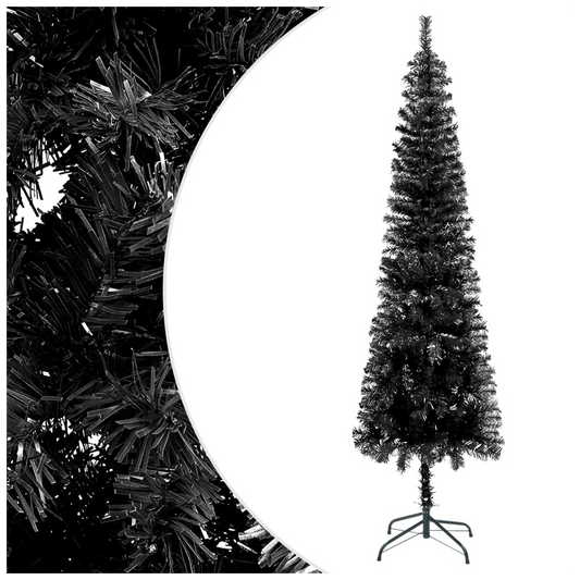 Slim Christmas Tree Black 240 cm