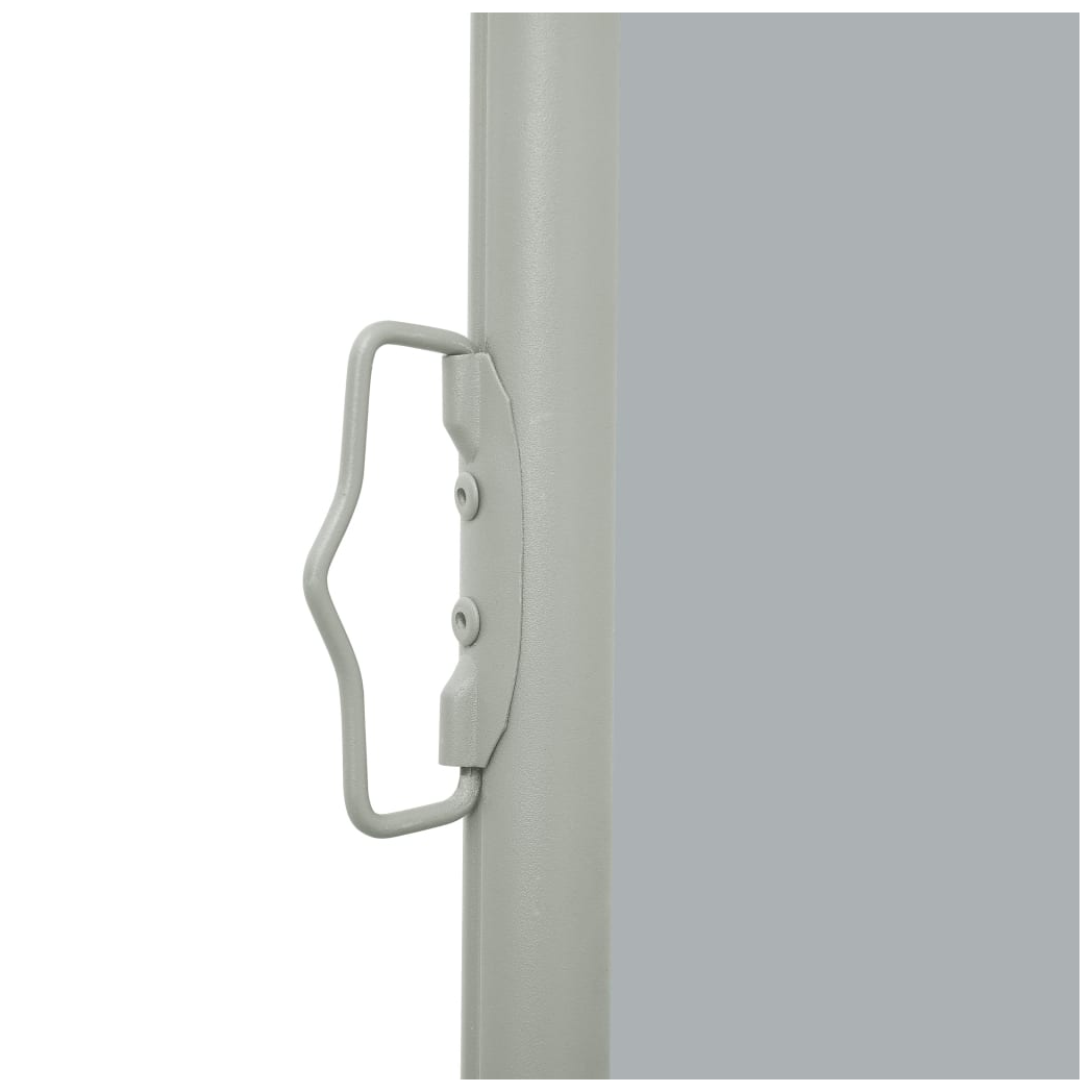 Patio Retractable Side Awning 120x500 cm Grey