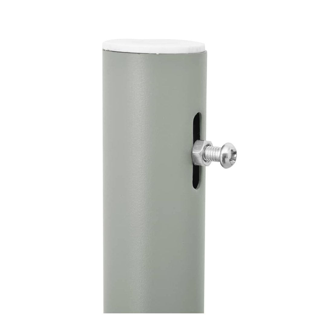 Patio Retractable Side Awning 120x500 cm Grey