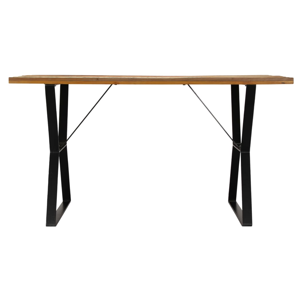 Dining Table 140x80x76 cm Solid Reclaimed Wood