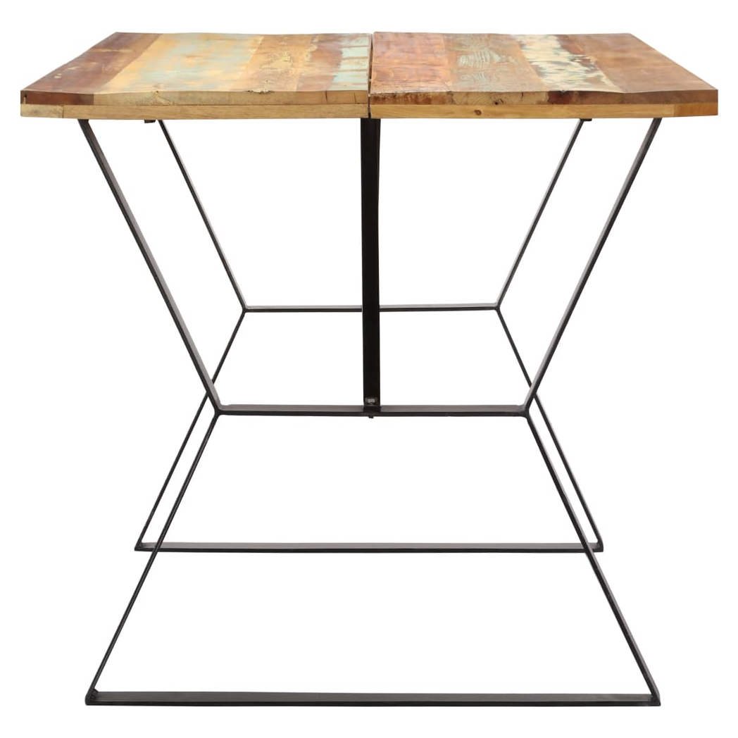 Dining Table 140x80x76 cm Solid Reclaimed Wood