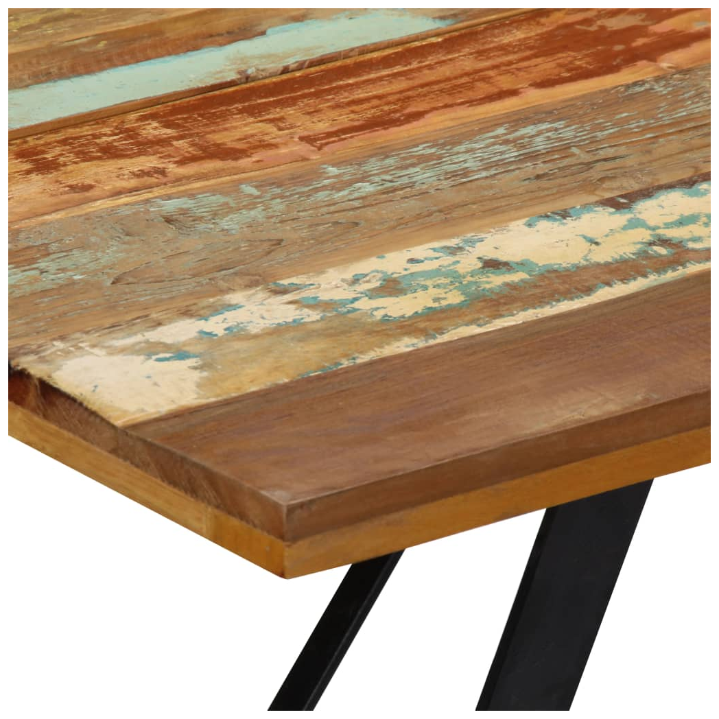 Dining Table 140x80x76 cm Solid Reclaimed Wood