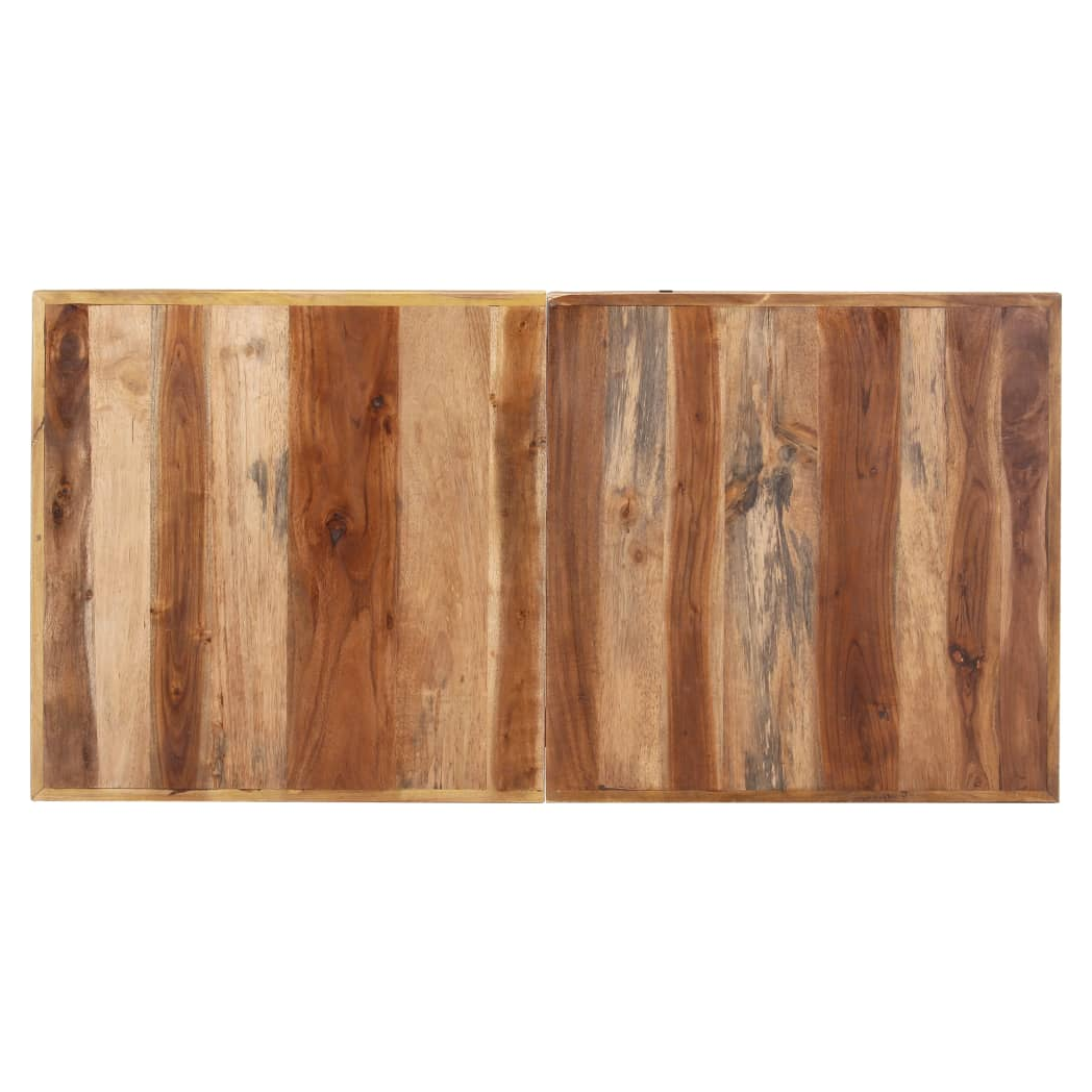 Dining Table 140x70x75 cm Solid Wood with Honey Finish