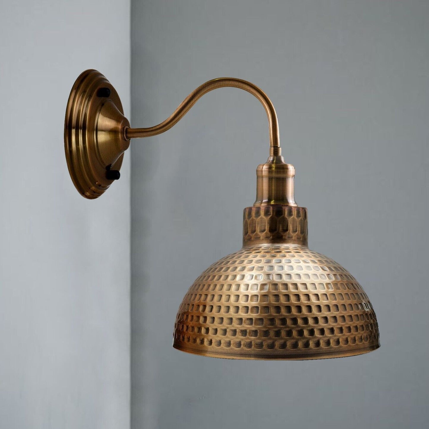 Vintage Retro Industrial Wall Light Shade Metal Lampshade Sconce Wall Lights UK