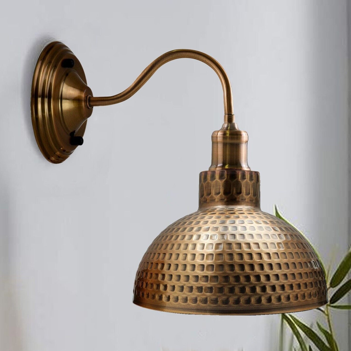 Vintage Retro Industrial Wall Light Shade Metal Lampshade Sconce Wall Lights UK