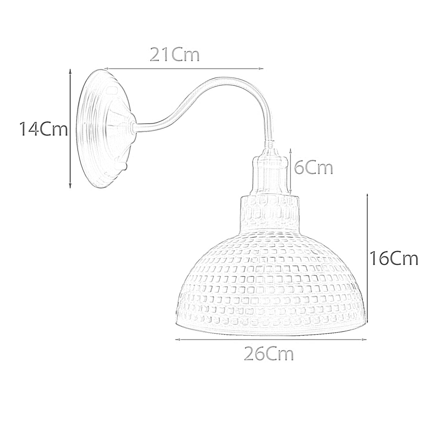 Vintage Retro Industrial Wall Light Shade Metal Lampshade Sconce Wall Lights UK