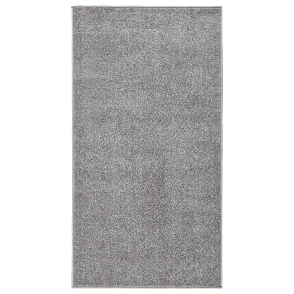 Rug Short Pile 80x150 cm Grey
