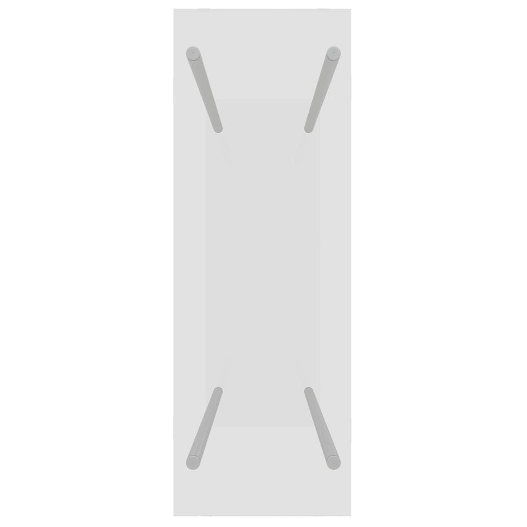 Firewood Rack Transparent 80x35x100 cm Tempered Glass