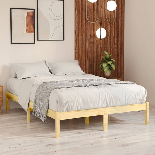 Bed Frame Solid Wood Pine 120x200 cm