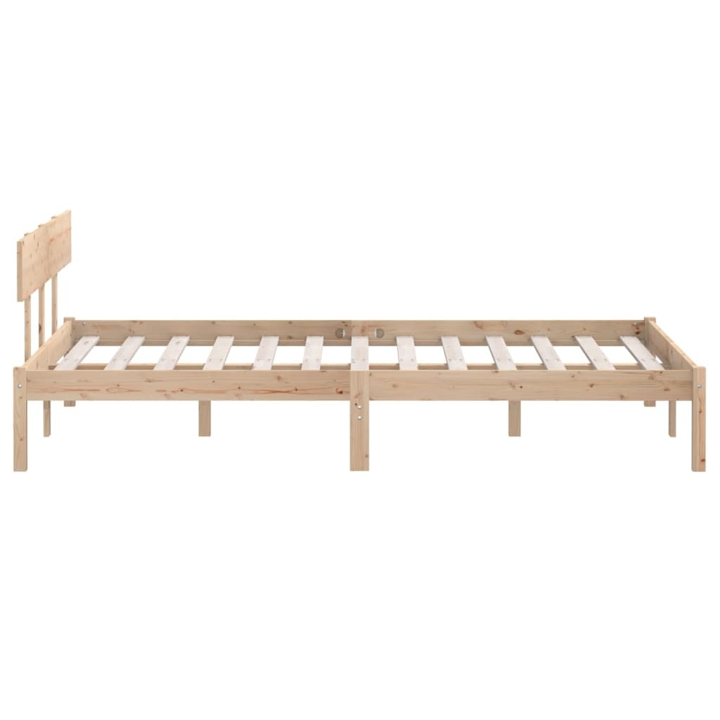 Bed Frame Solid Wood Pine 140x200 cm