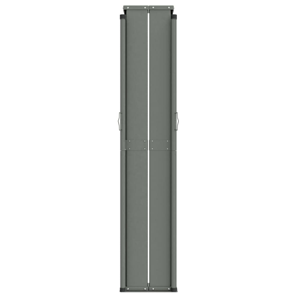 Retractable Side Awning Brown 220x600 cm