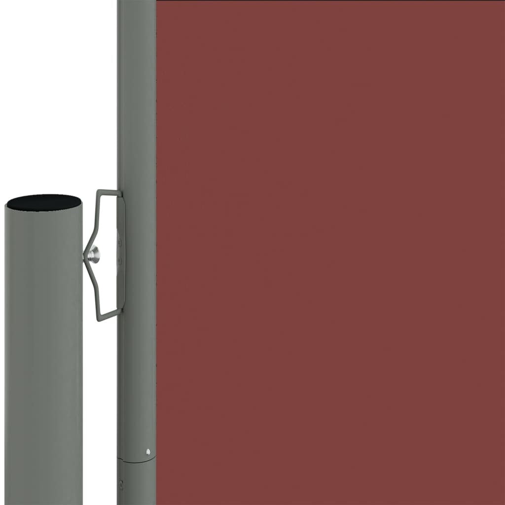 Retractable Side Awning Brown 140x600 cm