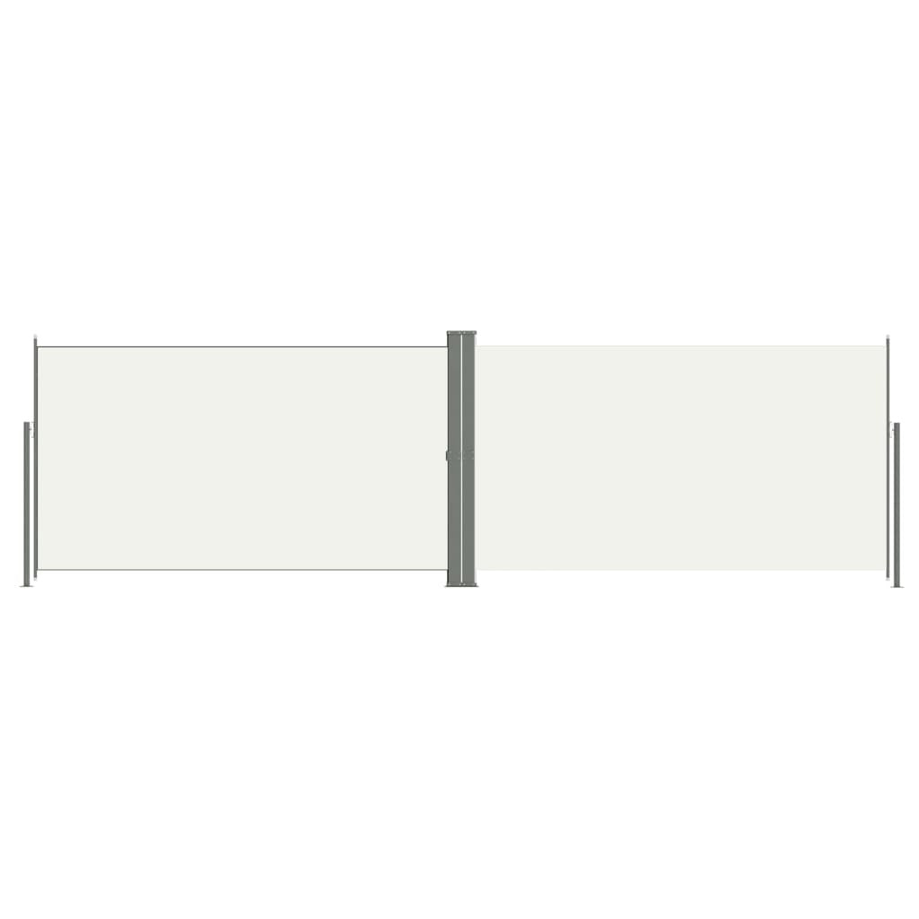 Retractable Side Awning Cream 180x600 cm