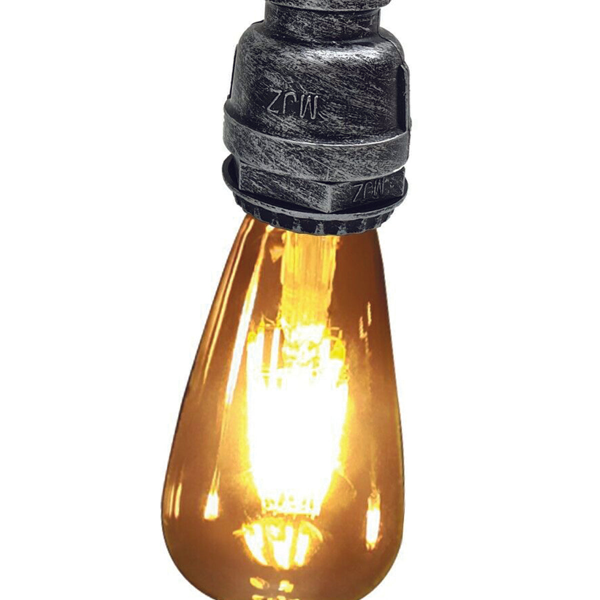 Vintage Industrial Water Pipe Lamp Retro Light Steampunk Wall Sconce