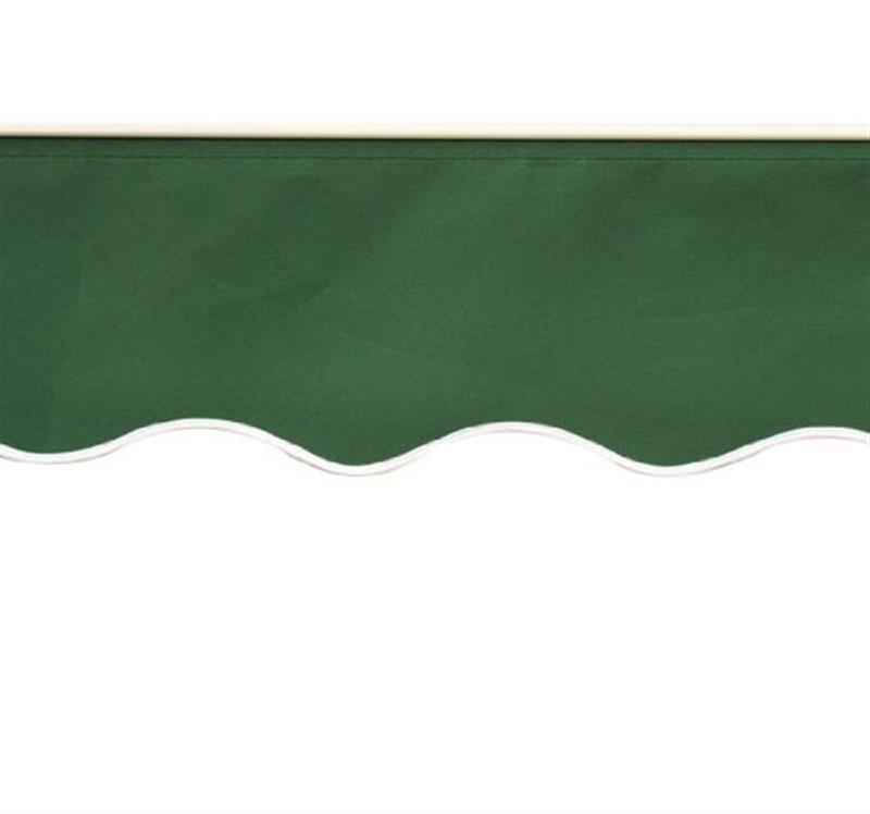 Manual Retractable Awning, size (4m x 3m)-Green